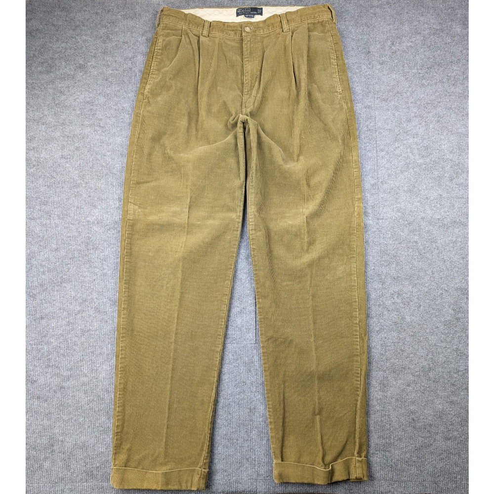Polo Ralph Lauren Hammond Pant Corduroy Mens 36x34 Vintage Old Money Timeless